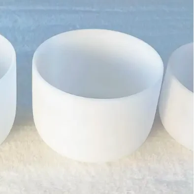 

Natural gemstone colored crystal singing bowl Gemstone colored crystal singing bowl