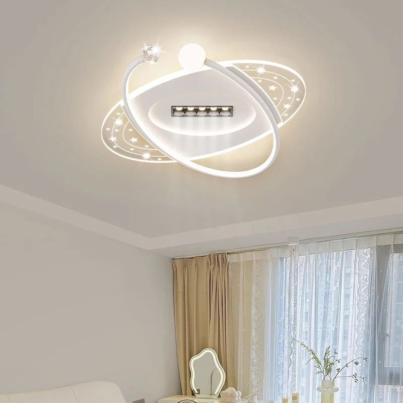 Living Room Light New Bedroom LED Ceiling Light Hall High-end Modern Whole House Indoor Combination Remote Control Lighting