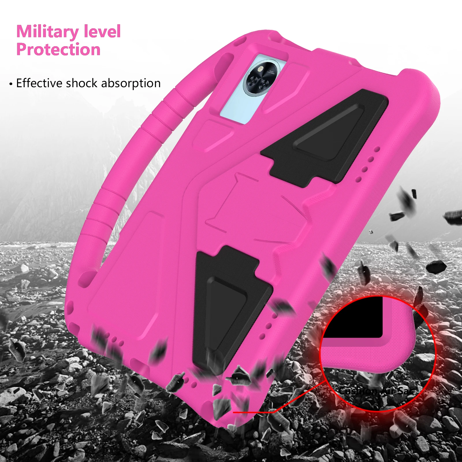 For Doogee U11/U11Pro 11 inch 2025 Cute Cartoon Kids Case Shockproof EVA With Foldable Bracket Protective Tablet Cover
