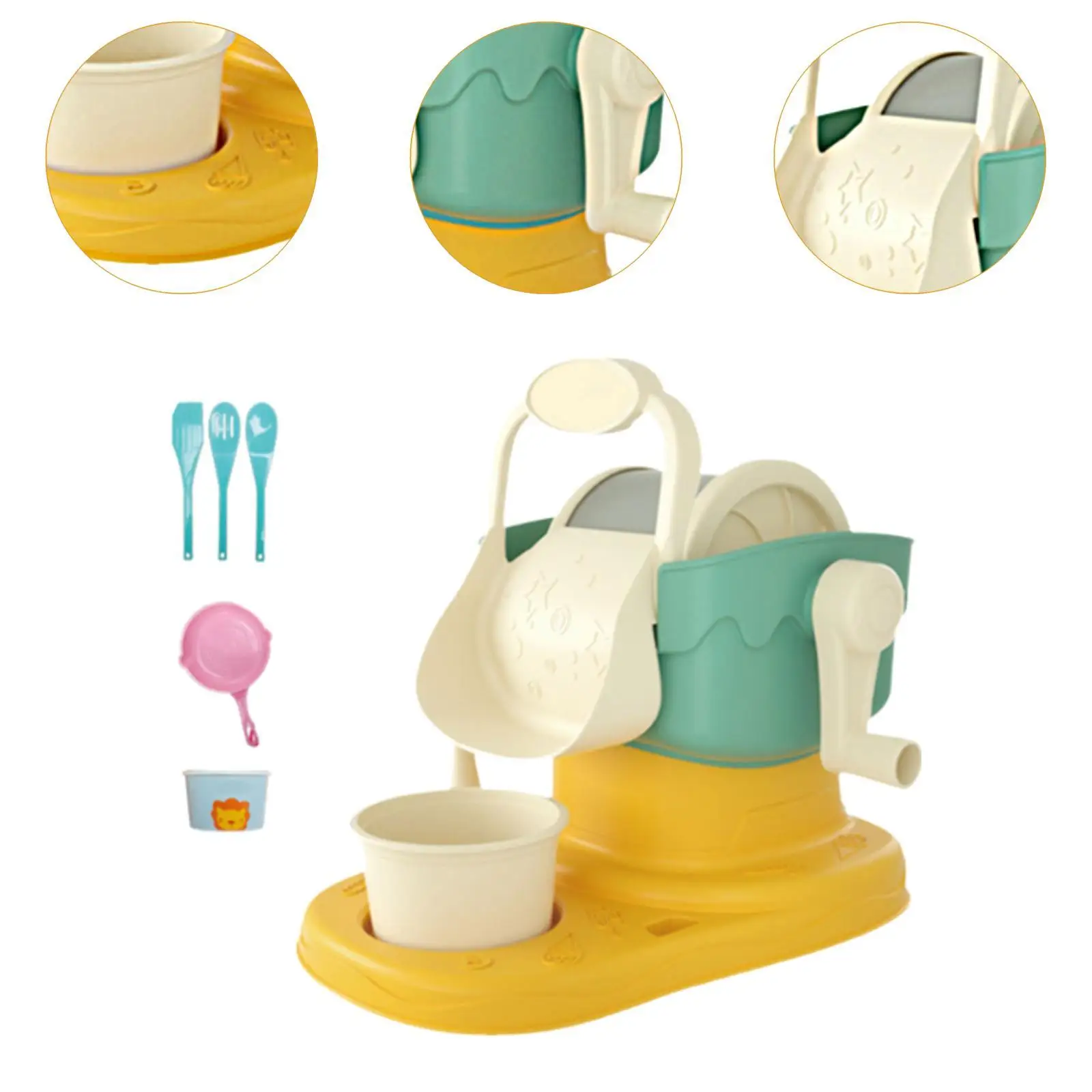 Helado DIY, máquina de helados y juego de juguetes de helado para niños