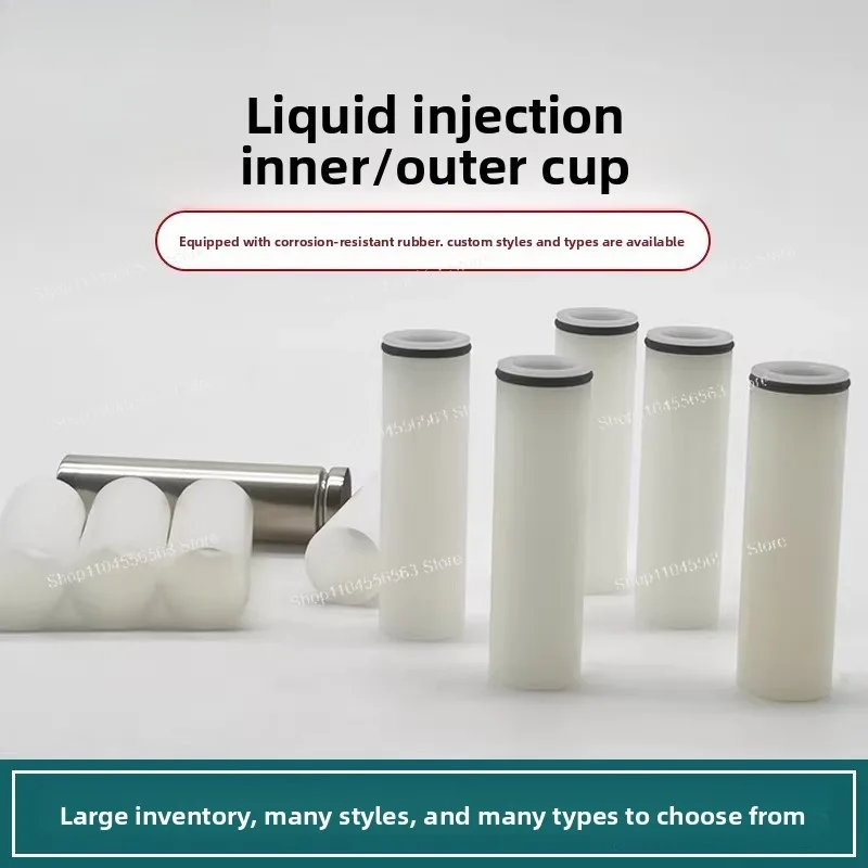 Manual Electrolyte Filling Cup Set for 18650 and Common Li-ion Batteries, Leak-Proof Inner Outer Sleeves for DIY and Lab Use