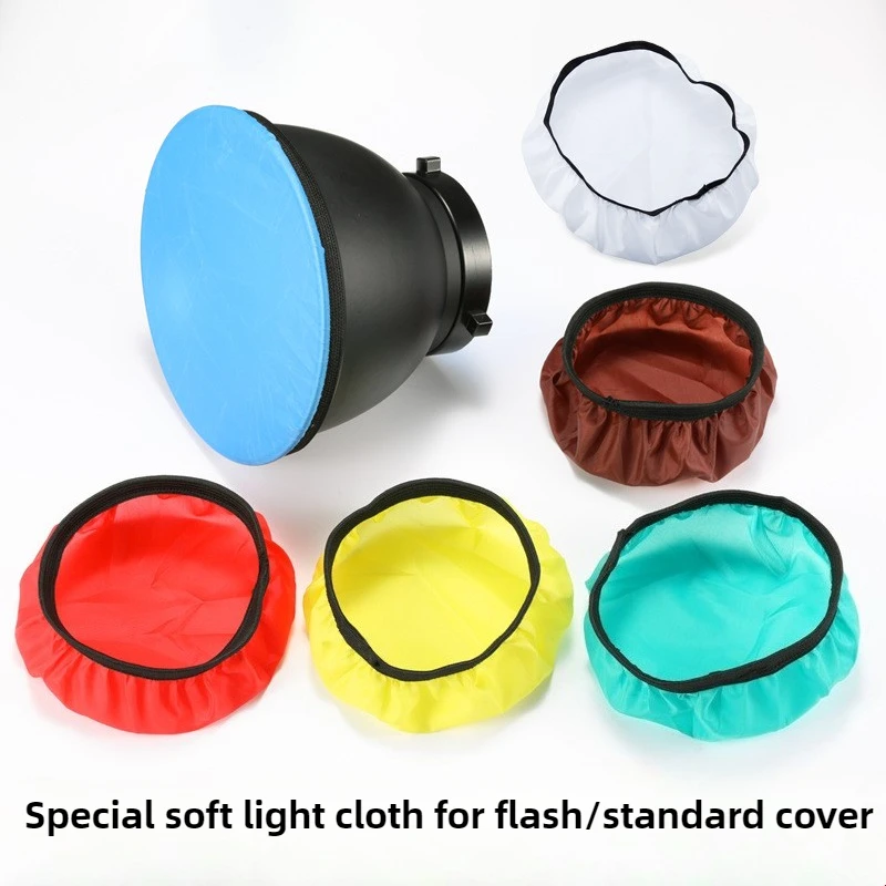 

18cm-55cm Bowens Mount Standard Reflector Diffuser Lamp Shade Dish for Soft Light Photographic Studio Kits Filter Cloth Cover