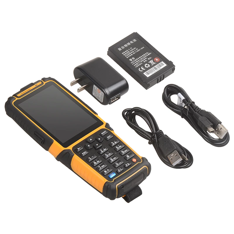Factory 1D/2D High Performance Newest 4.0 Inch Unimes Touch Screen Android Barcode Scanner Handheld Terminal
