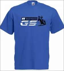 R 1250 Gs T-Shirt Motorrad Fans Motorcycles New Fashion Summer Cotton Men Short Sleeve Printing O-Neck T Shirts