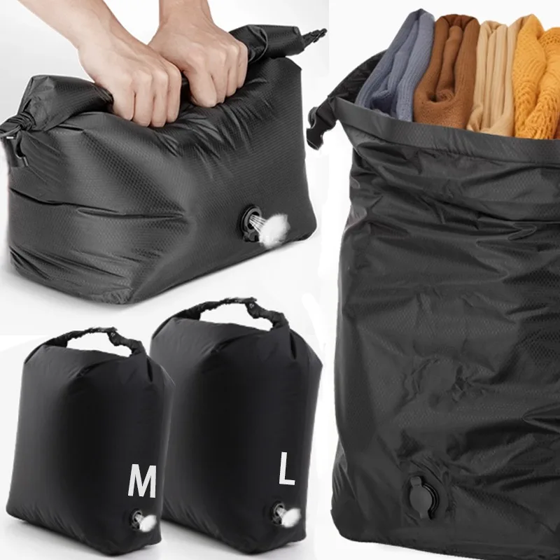 

Вакуумная компрессионная сумка для хранения, портативная водонепроницаемая сумка для багажа большой емкости, сумка для одежды, пылезащитная сумка для деловой поездки, экономия места