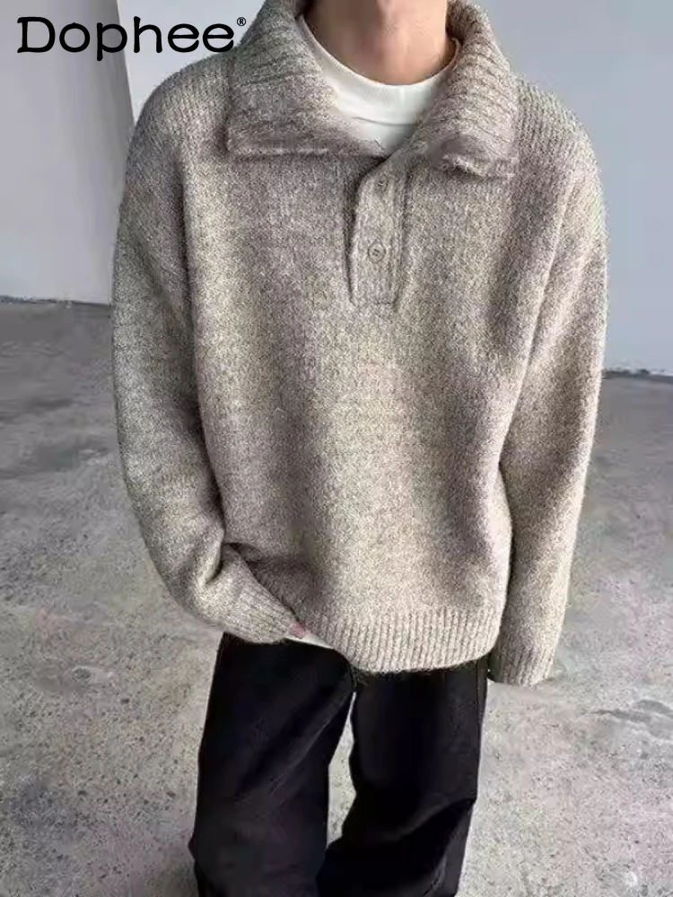 

Мужские свитера с высоким воротником на весну-осень 2026: Новинка, утепленные, элегантные, простые, трендовые, свободного кроя, вязаные топы с воротником-стойкой