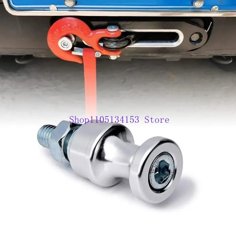 kl23 Car Accessories Winch Rope Hook Stand Steel For 3/8 1/2 Clevis Slip Half-Linked Winch Hook 10