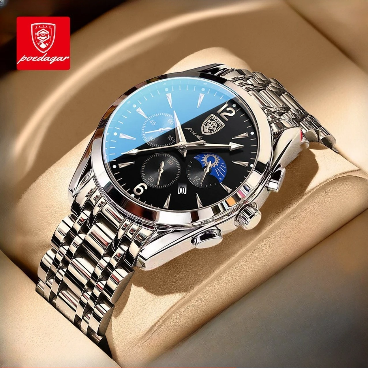 

Waterproof luminous men's watch men's business atmosphere new calendar sports watch