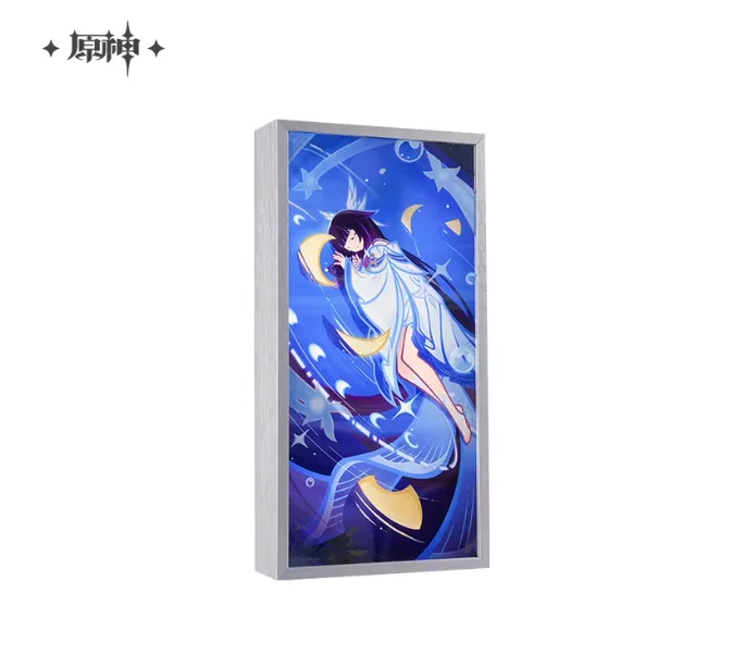 

Official MiHoYo Game Genshin Impact Columbina Acrylic Light Painting Cartoon Desktop Ornament Prop Cosplay Xmas Gifts Collection
