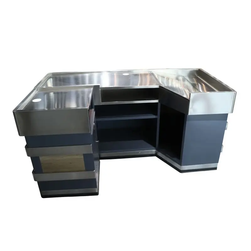 

New Supermarket Cashier Counters Display Stand Cash Checkout Counter