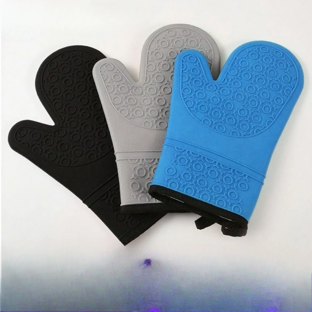 Guanti da forno - Strumenti da forno Sicuro per microonde Silicone resistente alle alte temperature Isolanti termici Antiscottatura e riutilizzabili