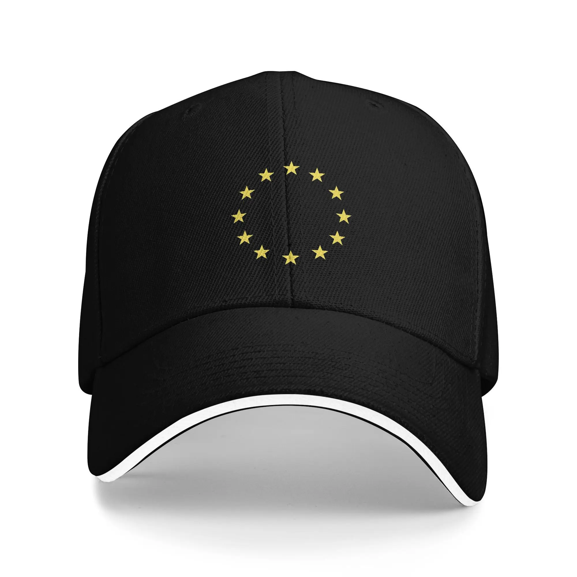 EU Europe European Union European flag EU stars  Baseball Cap Vintage Men Women Hip Hop Hats Custom Tennis Skate Snapback Cap