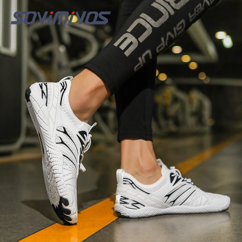 Men's Cross-Trainer | Barefoot & Minimalist Shoe | Zero Drop Sole Wide Toe Box Women Upstream Swimming Shoes Beach Slippers