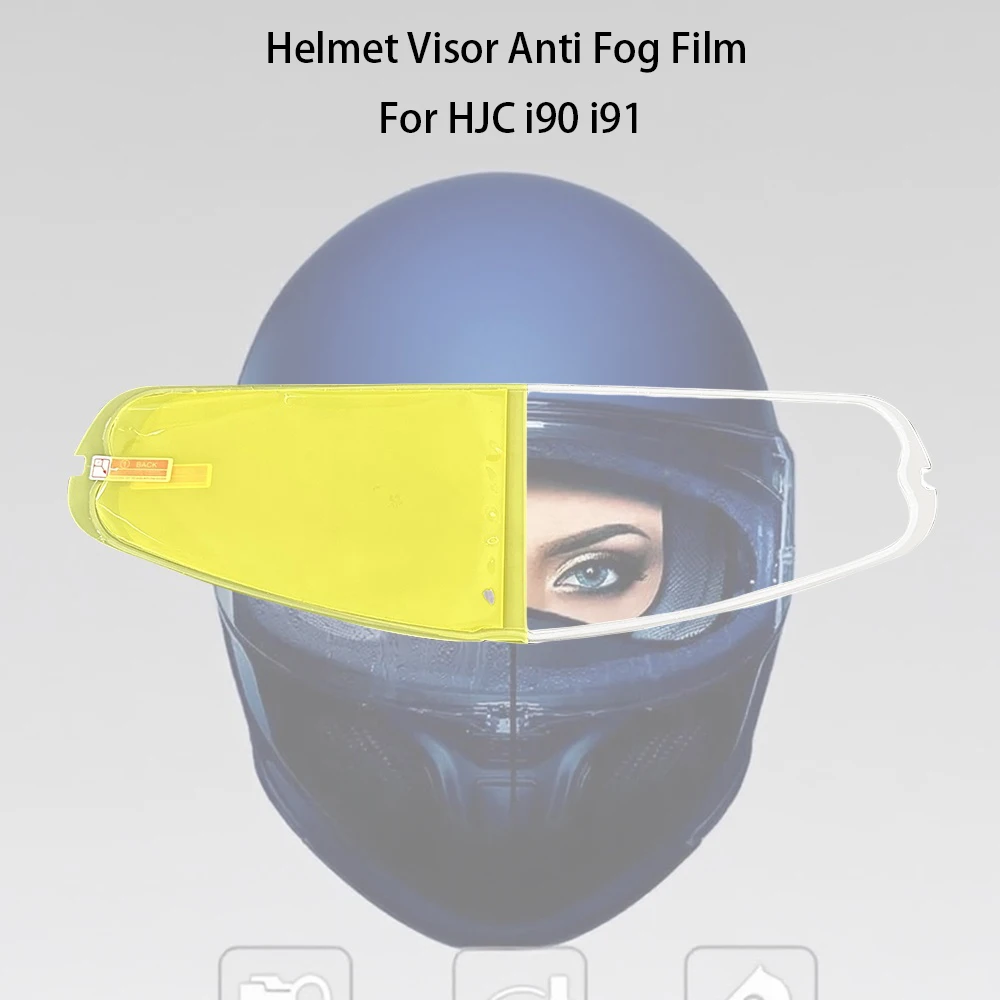 

For HJC i90 i91 Helmet Visor Anti Fog Film Motorcycle Lens Film Protection Clear Patch