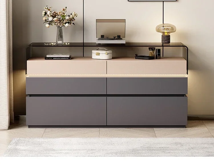 

Итальянская минималистичная прикроватная тумбочка, шкафчик для спальни, пять ведер и шесть ведер, комод