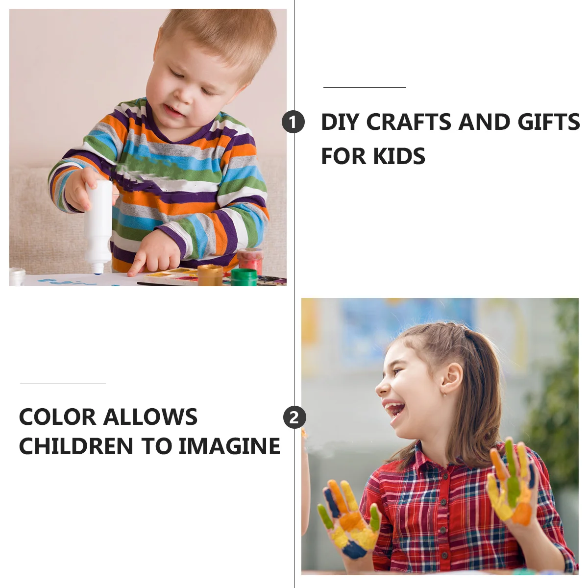 2pcs Colorful Ink Pad Premium Water-Based For Kids Diy Hand Art Craft Projects Stamp Pad Paper Wood Fabric Tool