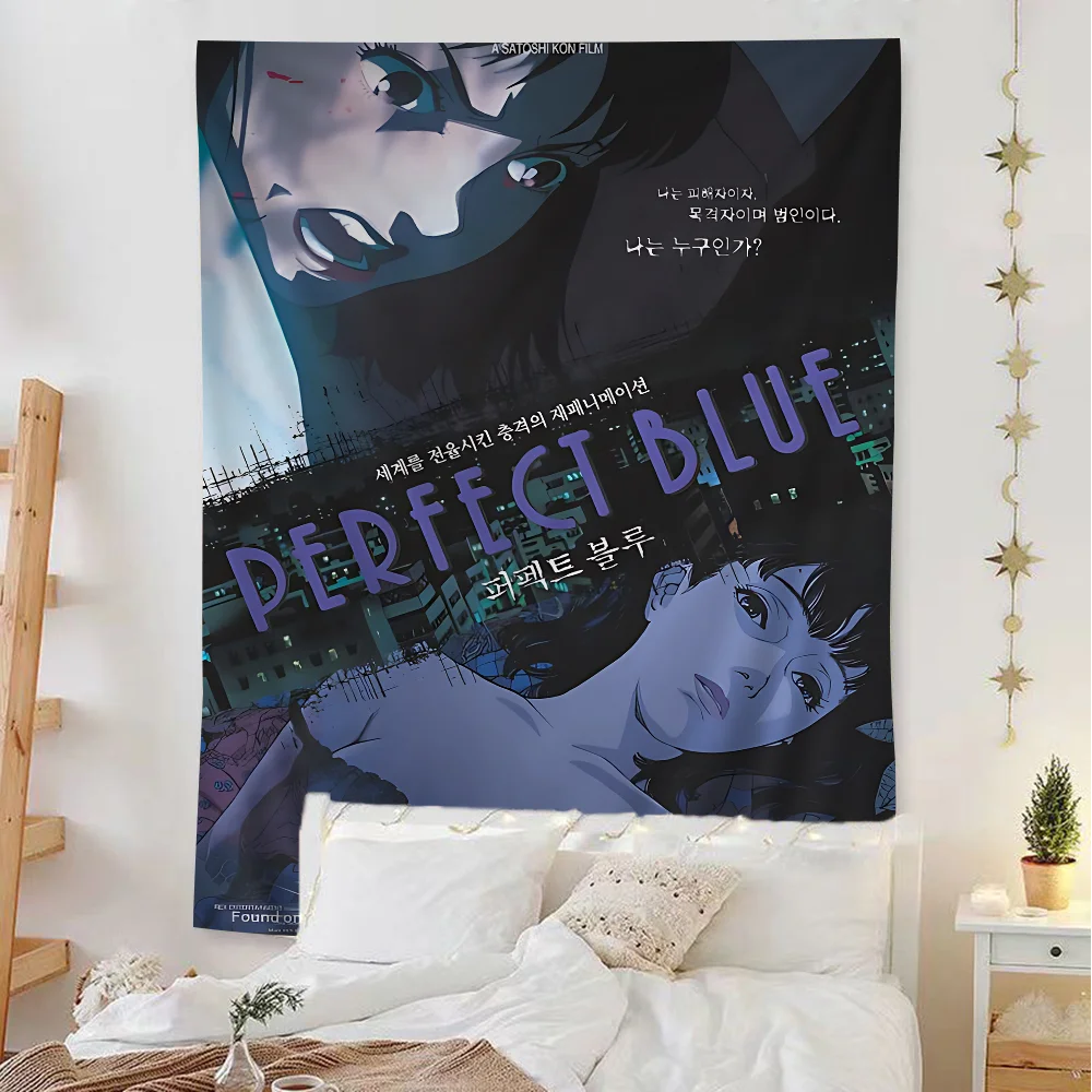 

Идеальный синий аниме красочный гобелен настенный дешевый хиппи настенный богемный гобелен Мандала настенные листы