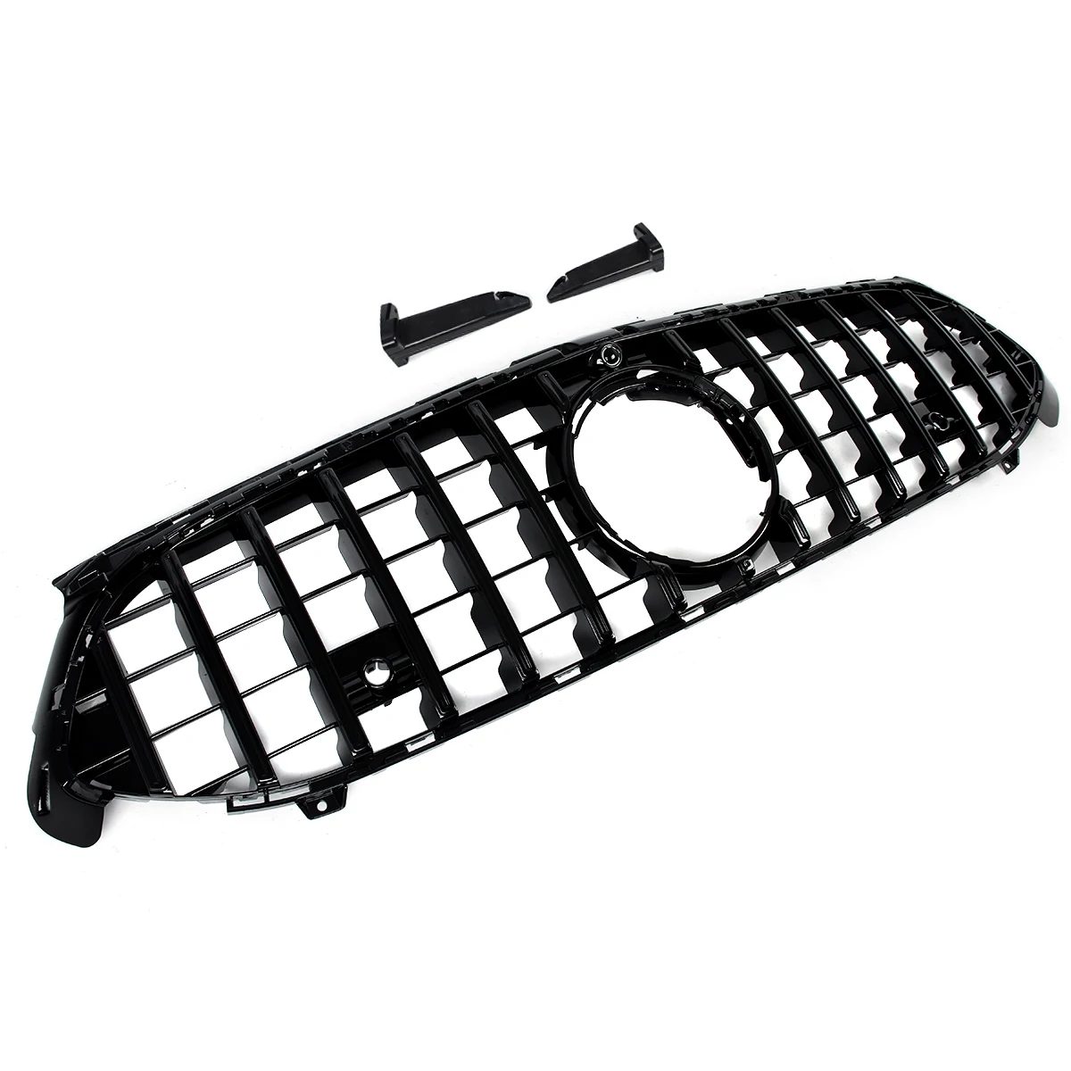 GT Style Front Bumper Grille Fits Mercedes Benz A-Class W177 AMG Line 2023-2024