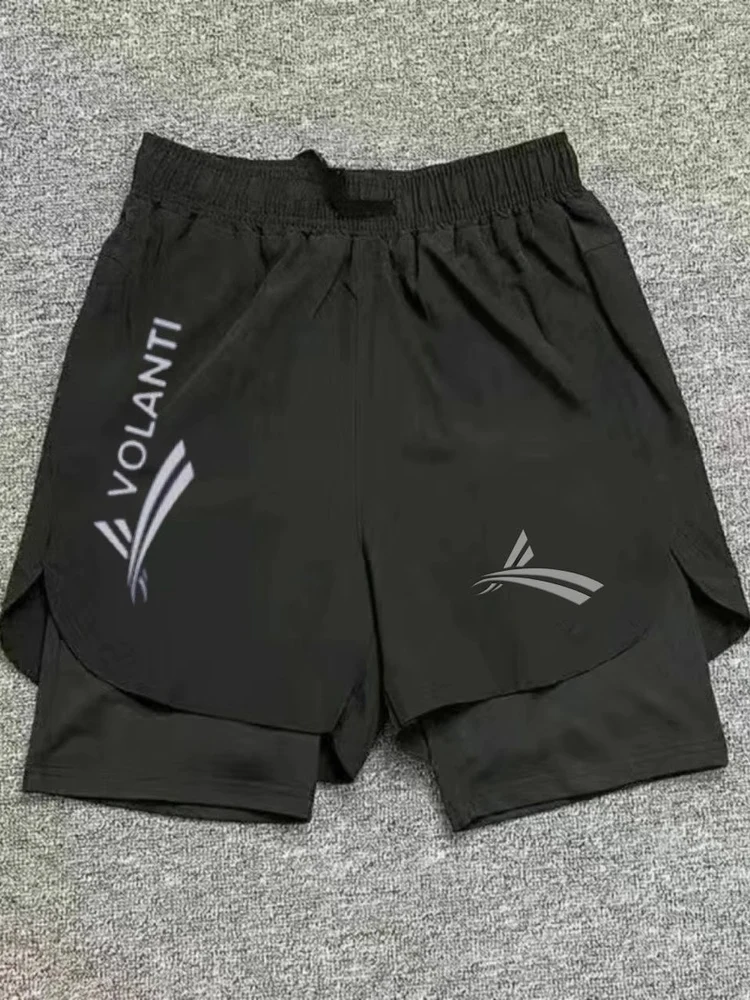 

Volan Workout orts Мужские спортивные беговые орты для бега, средняя талия, длина, прямая тонкая модель для летних тренировок