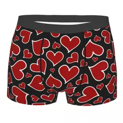 Man Heart Love Underwear Romantic Valentines Day Sexy Boxer Briefs Shorts Panties Male Breathable Underpants