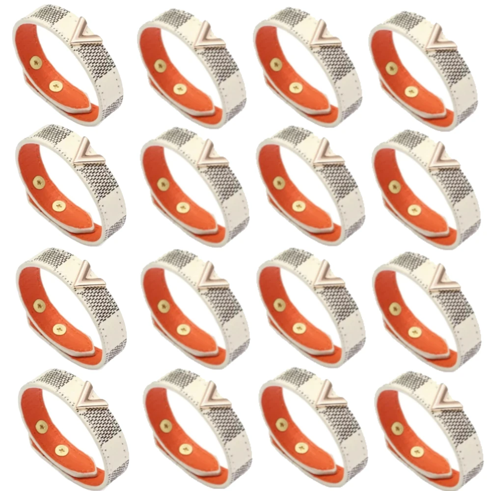 16pcs Renaissance Viking Medieval Bracelet Cosplay Faux Leather Check Pattern Bracelets Retro Accessories Adult Character Props