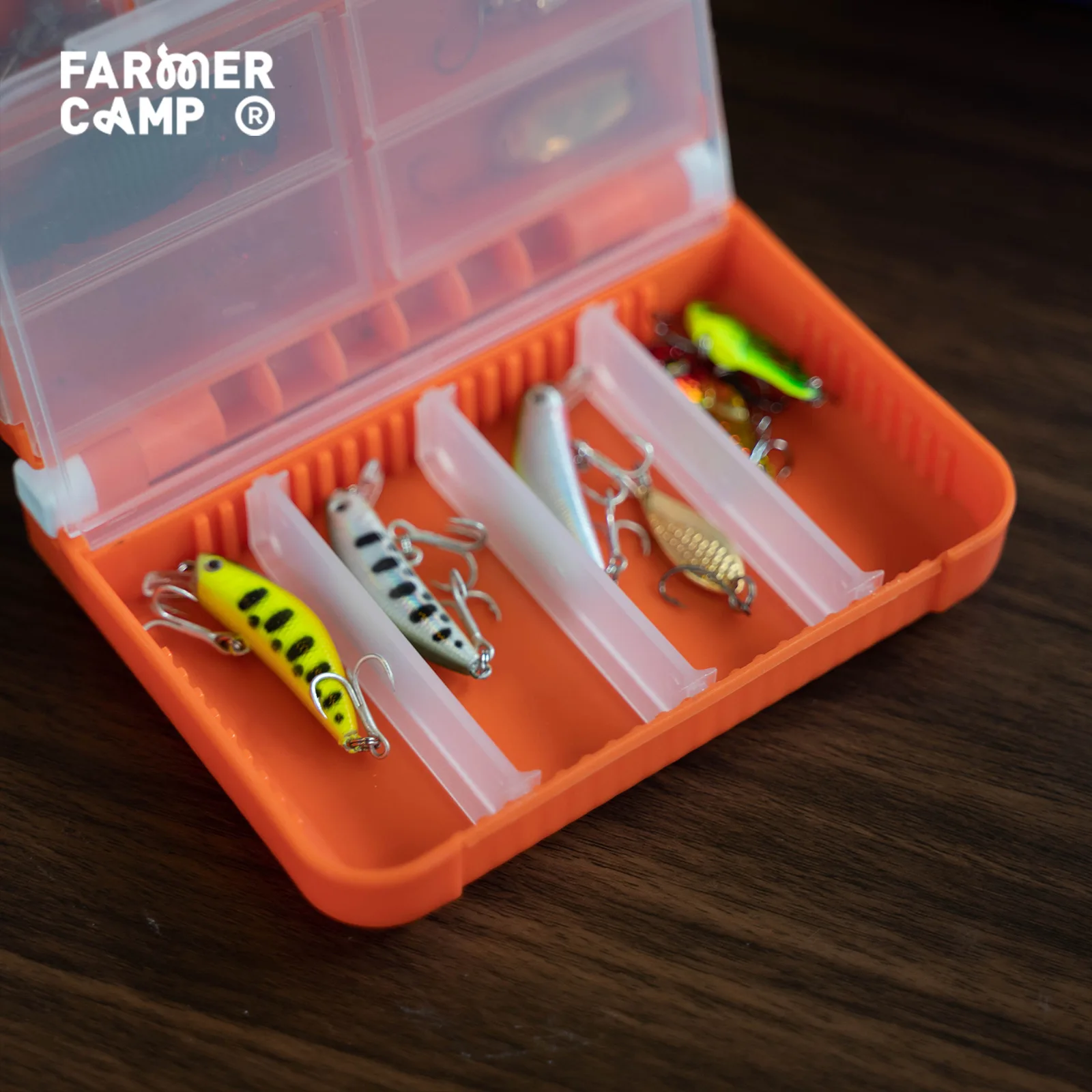 Portable Double Layer Fishing  - Fishing Lure Spoon ulasan dan harga