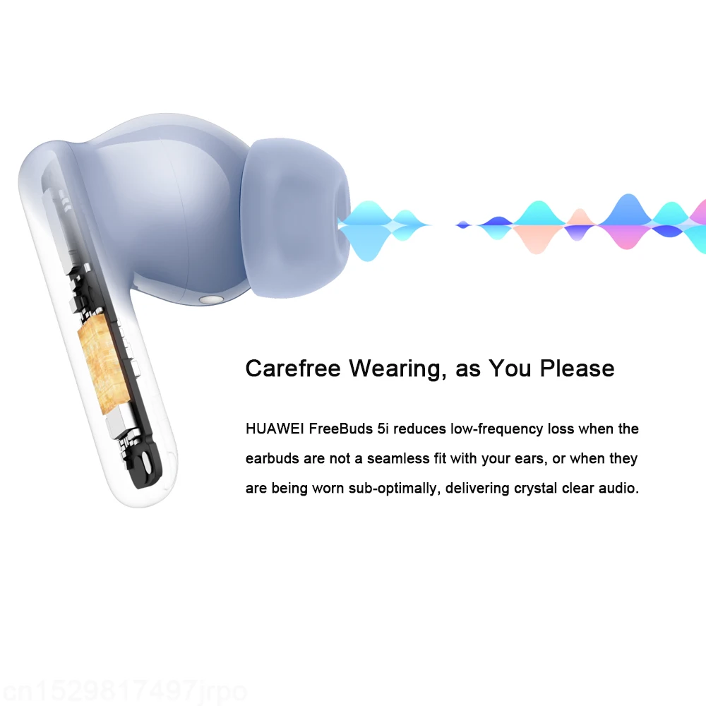 Original HUAWEI FreeBuds 5i Wireless Earphones Bluetooth 5.2 Dynamic Active Noise Cancellation Headphone Earbuds Charging Cable