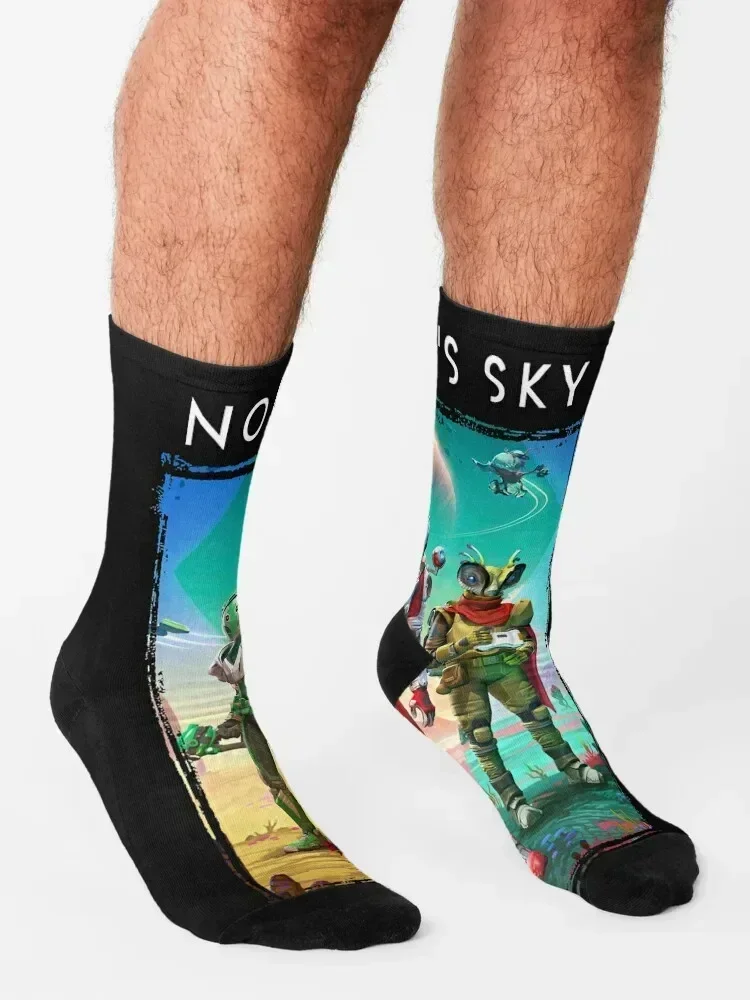 No Man&x27;s Sky Classic T-Shirt.png Socks sports and leisure funny gifts christmas gifts cartoon Socks For Women Men's