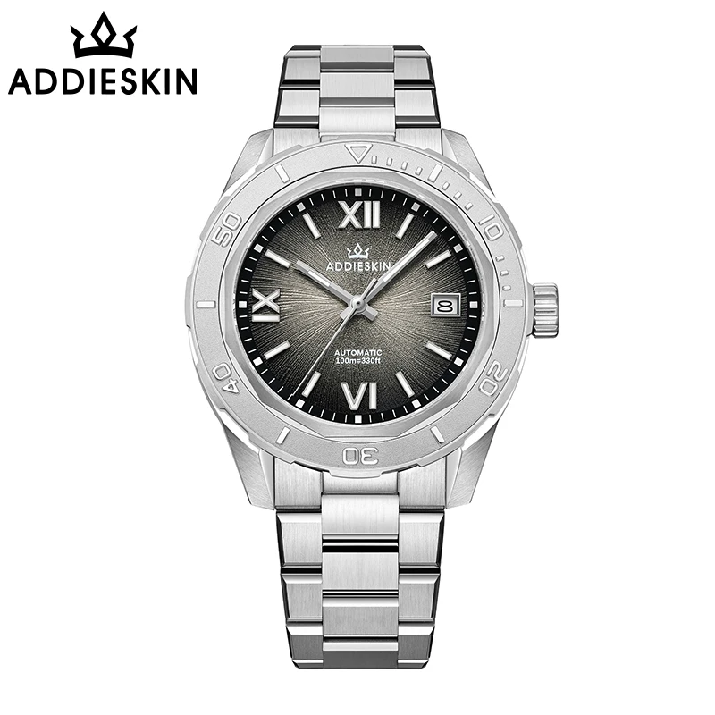

AddiesKin 40mm Luxury Automatic Mechanical Watches Sapphire Crystal Miyota 9015 BGW9 Luminous Waterproof 100M Men's Watch K002