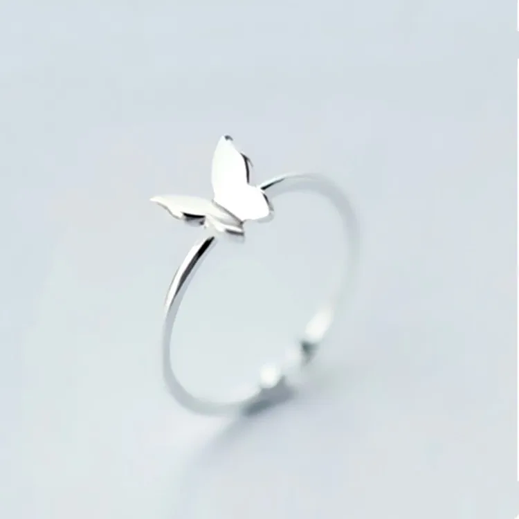 925 Sterling Silver Butterfly Ring for Women