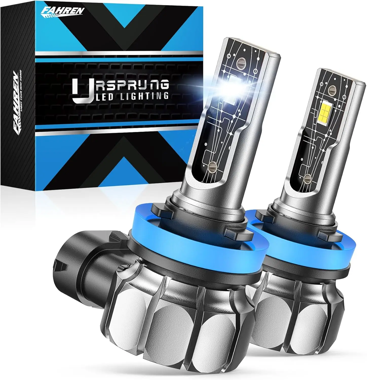 

H11 LED CANBUS Headlight Bulbs 70W 12000LM Ampoule LED Halogen Size Plug&Play LED lights