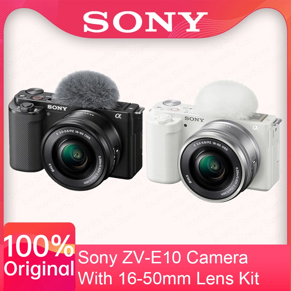 Original SONY ZV-E10 Digital Camera with 16-50mm Lens Kit APS-C ...