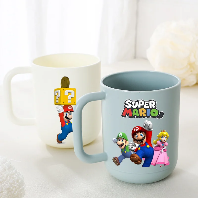 

Super Marios Mouthwash Cup Simple Cartoon Creative Portable Toothbrush Cups Home Couple Family Thickened Juice Water Mug Gift