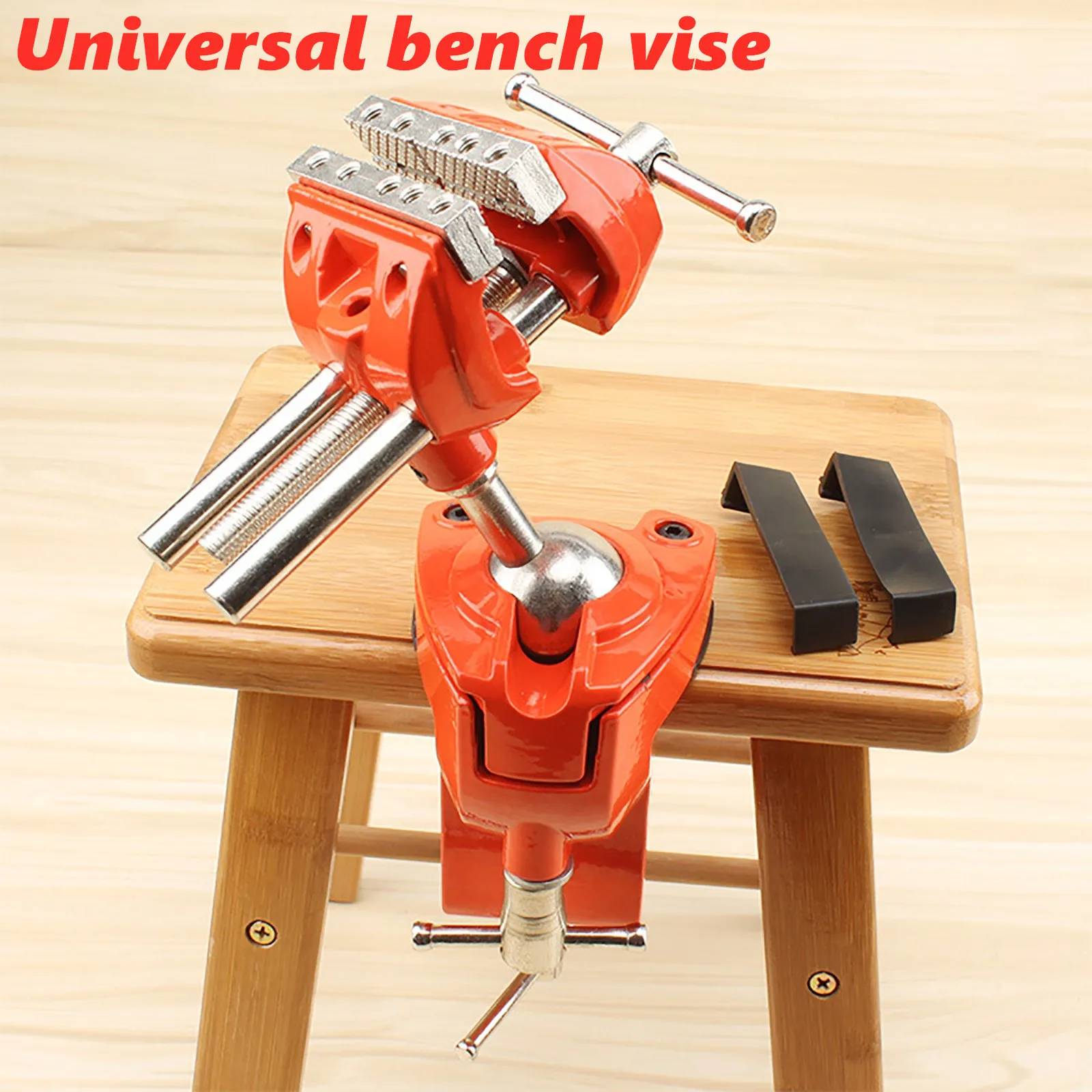 

Universal Bench Vise Mini Table Vise Swivel Table Bench Heavy Duty Multifunction Tabletop Hand Tools Can Clamp Irregular Shapes