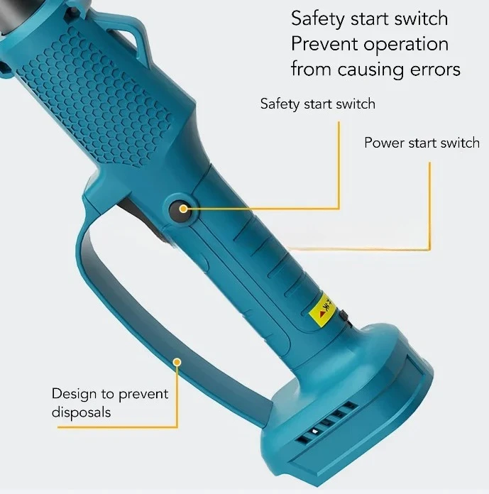 Pruning Telescoping Rod High Branch Electric Chain Saws Pole 180° Adjustable Stable Grip Telescoping Pruning Pole for BL1830B