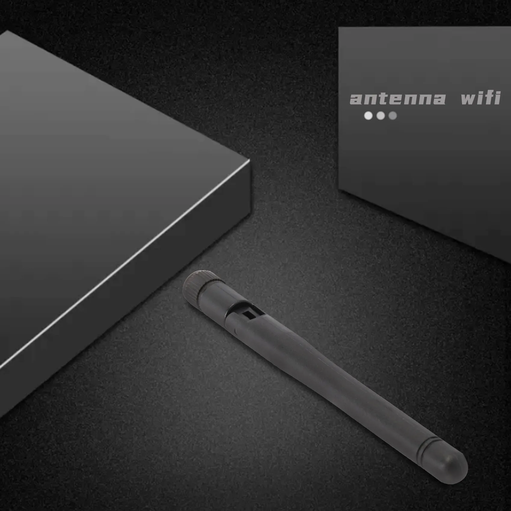 1PC 2.4G/5G/5.8GHz 2dbi Omni Antenna WIFI con connettore RP SMA maschio per Router Wireless prezzo all'ingrosso Antenna wi-fi