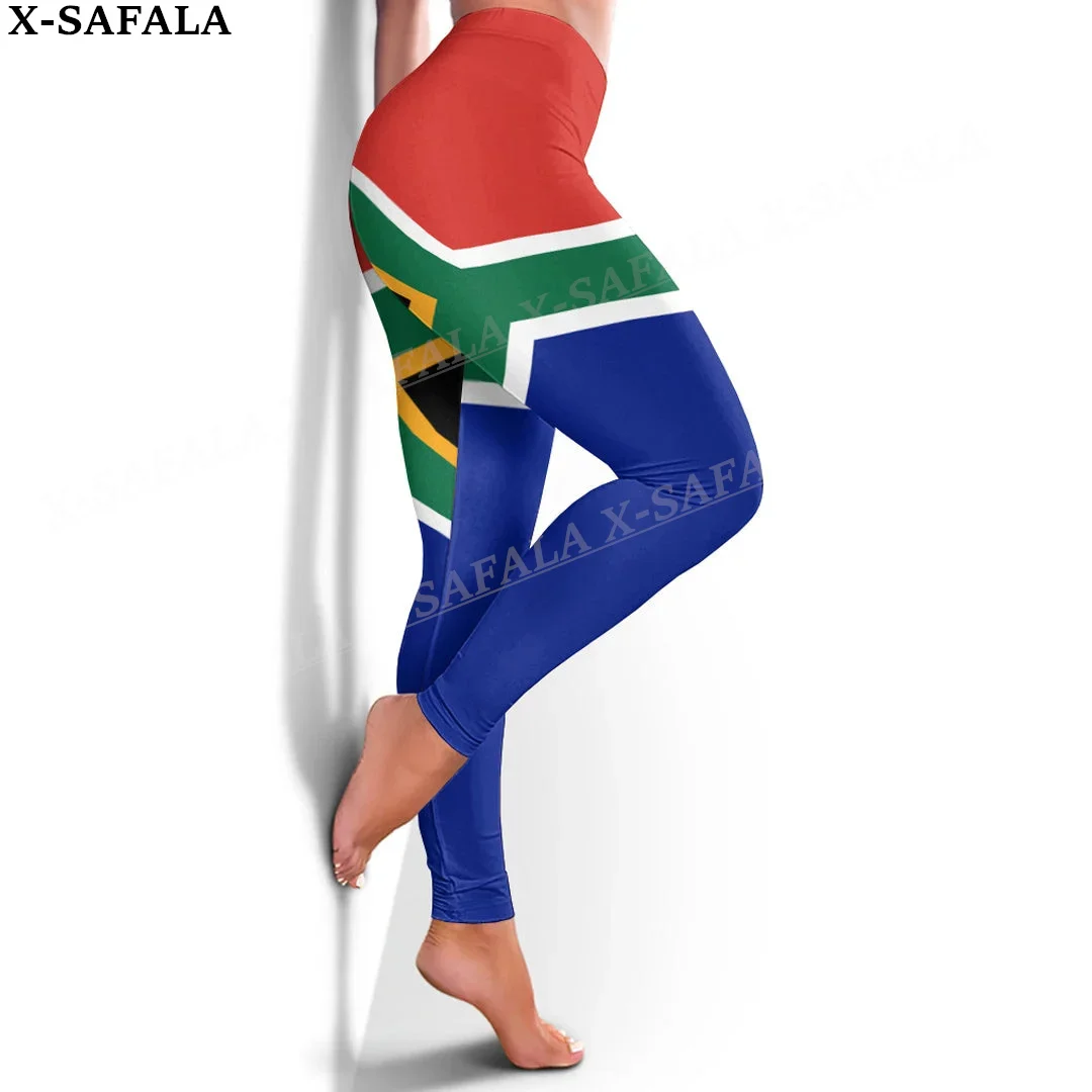 Sud Africa Springboks cappotto di braccia Leggings stampa 3D donna Yoga ragazza Stretch palestra Slim vita alta Legging sport estivi-2