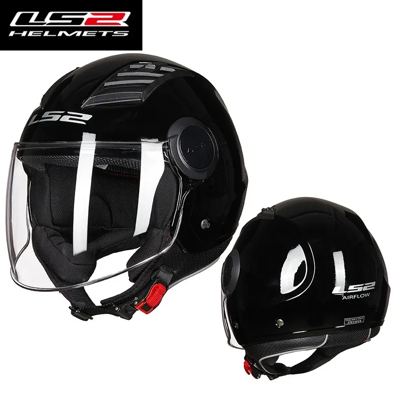 LS2 OF562 Motorcycle Helmet High Quality Protection Open Face Airflow Half Face Fashion Ls2 OF562 Helmet Motorbike Accessories