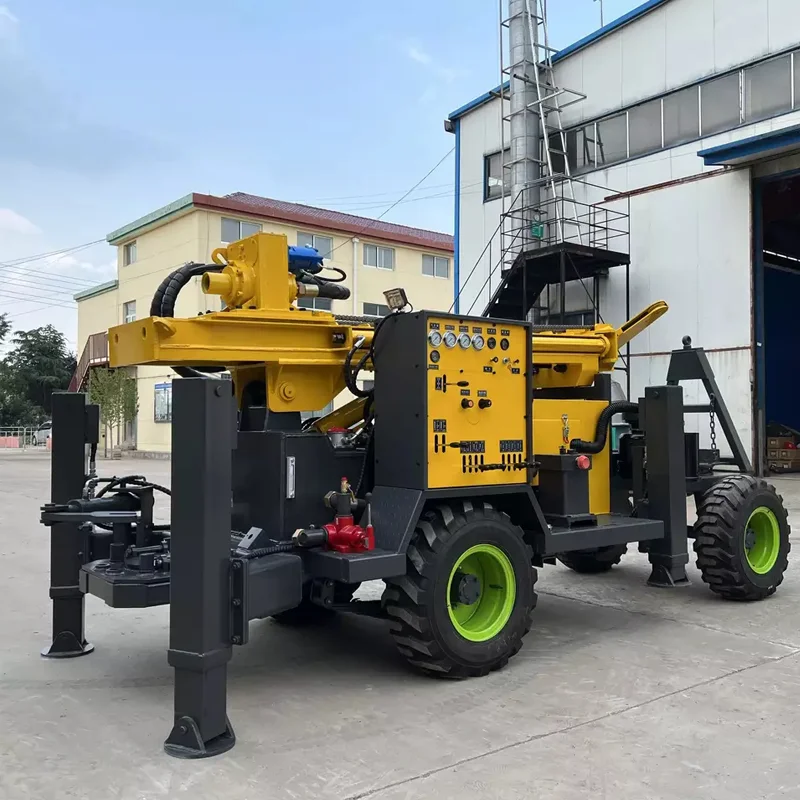 180M Deep Portable Diesel Hydraulic Water Well Rotary Drilling Rig Pneumatic Borehole Water Well Drilling Machine For Sale