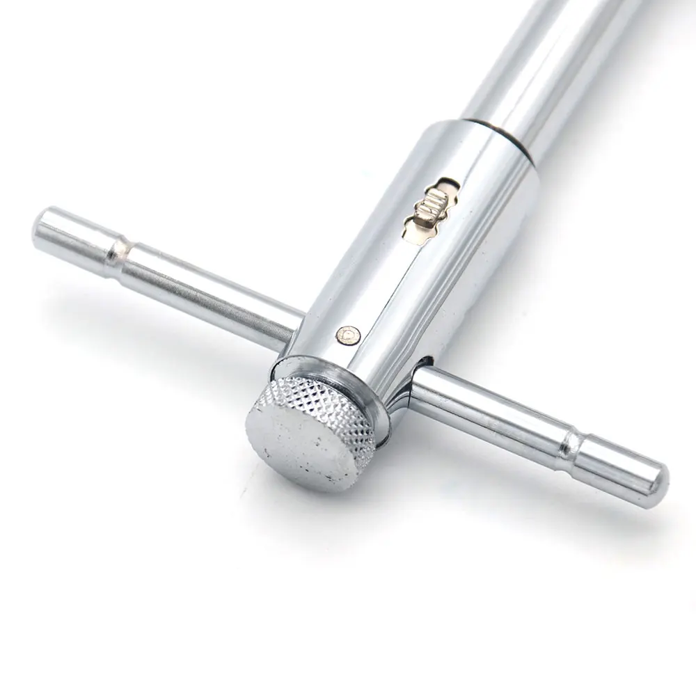 Escariador de mango ajustable en forma de T, Extractor de tornillos, soporte de llave de grifo, trinquete insertado, dirección inversa, tamaño