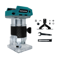 5-Speed Brushless Electric Trimmer Handheld Wood Router Milling Engraving Slotting Power Tool For Makita 18V Battery(No Battery)