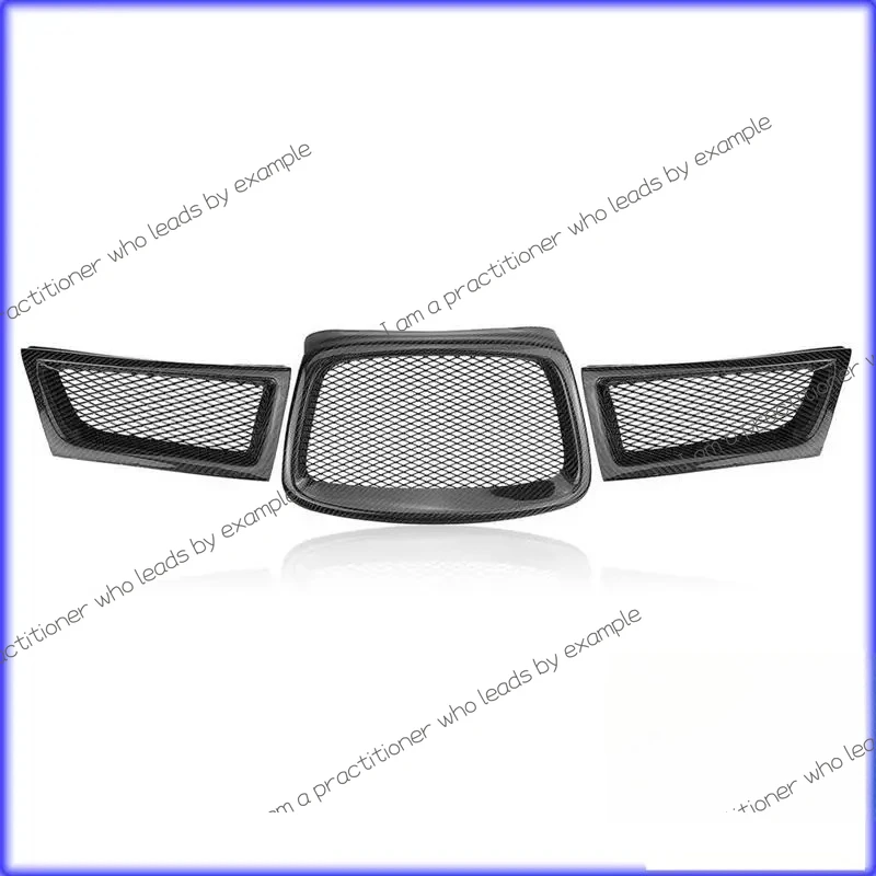 

Передний бампер автомобиля из углеродного волокна, нижняя сетчатая решетка, чехол для Subaru Impreza 9th 2006 2007 WRX STI