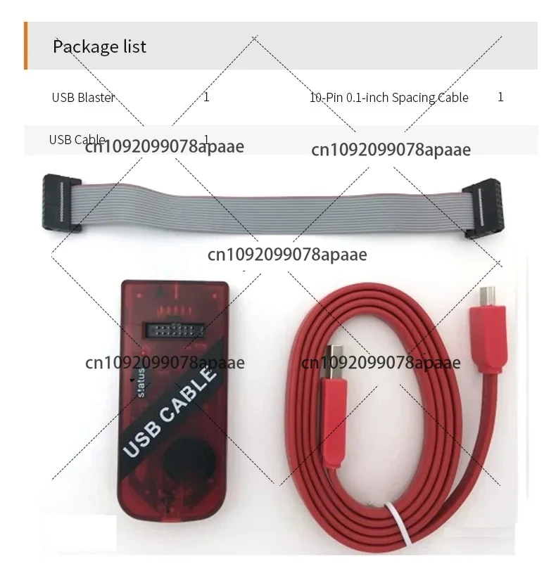 2025 AL321: Cable de plataforma USB Blaster para descarga de programas