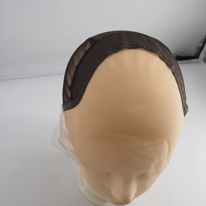 13X4 Frontal Lace Wig Caps For Making Frontal Lace Wigs Dark Brown Lace Base Wig Caps