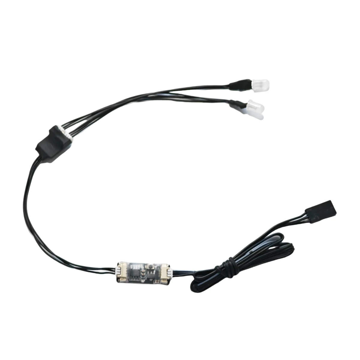 5-8.4V Super Simulation RC Tailpipe Light Model, Flashback Light, Throttle Linkage, Non Mercury Switch, Off Time Ignition