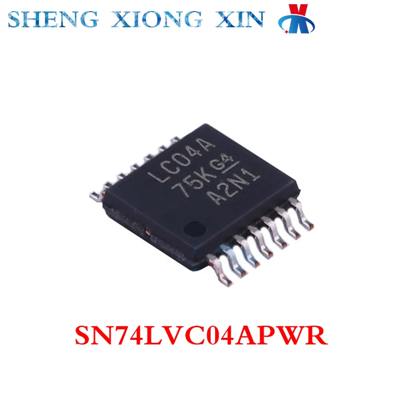 

10pcs/Lot 100% New SN74LVC04APWR TSSOP-14 Convertor LC04A Integrated Circuit