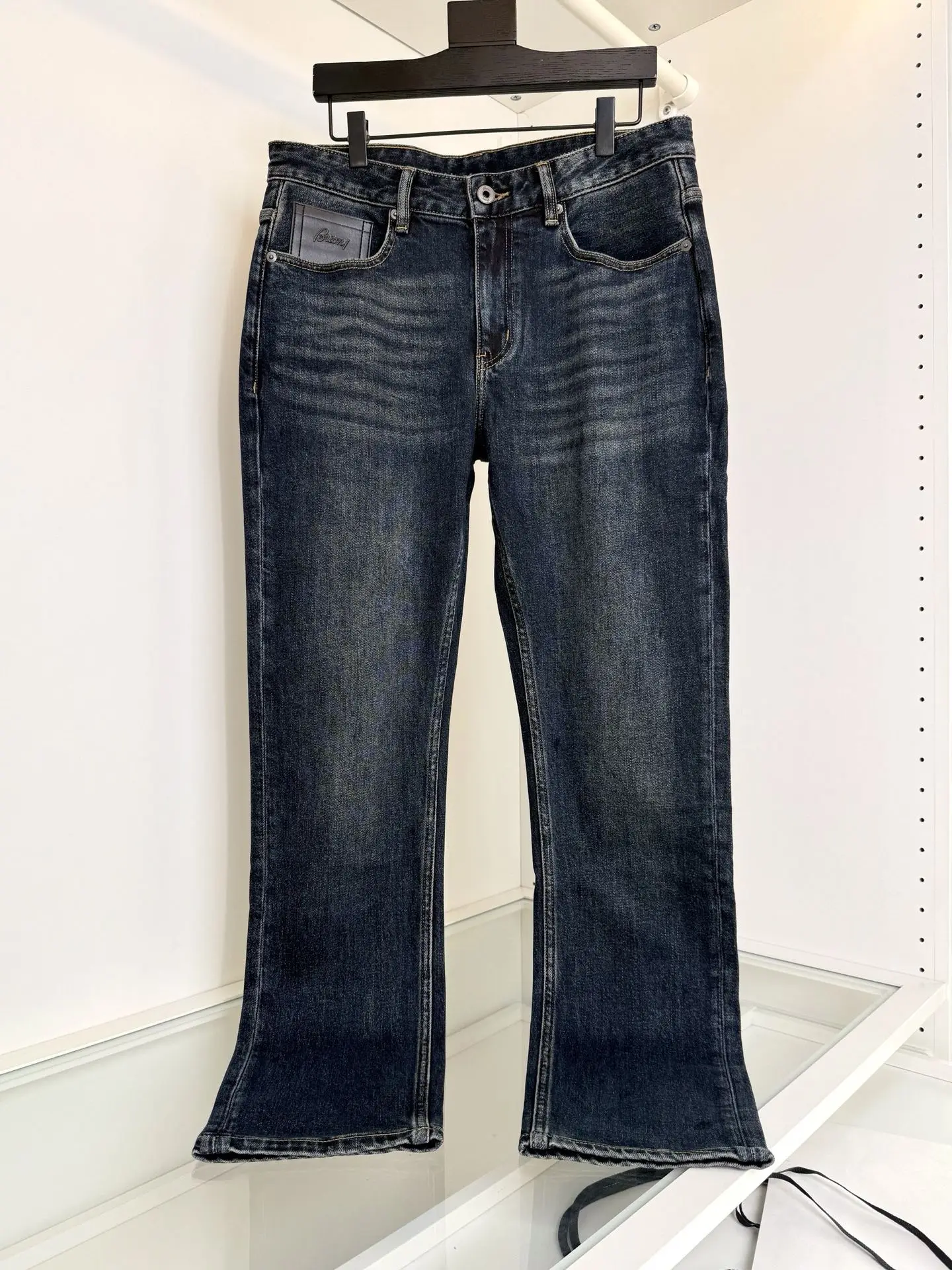 Bri Cloth Casual Old Money Style Men's Small Straight Slim-Fit Jeans