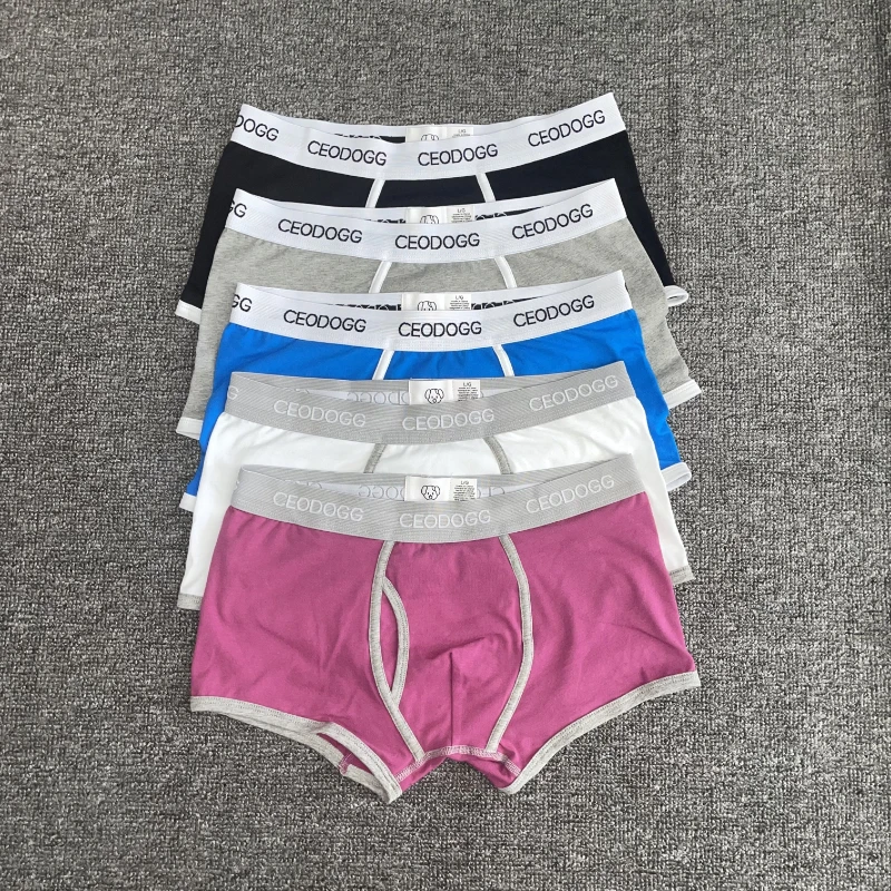 5 pcs/lot Hot Sale CEODOGG 365 Men Male Underwear Men\'s Boxer Underwear Trunks  Cotton Boxer Shorts Underwear Sexy Lingerie men