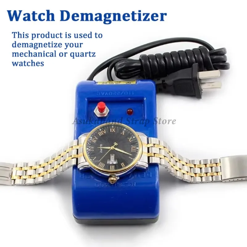 Professional Watch Tool Mechanical Watch Demagnetizer Corrects Time Speed Watch Demagnetization Watch Repair Tools EU Plug NEMA