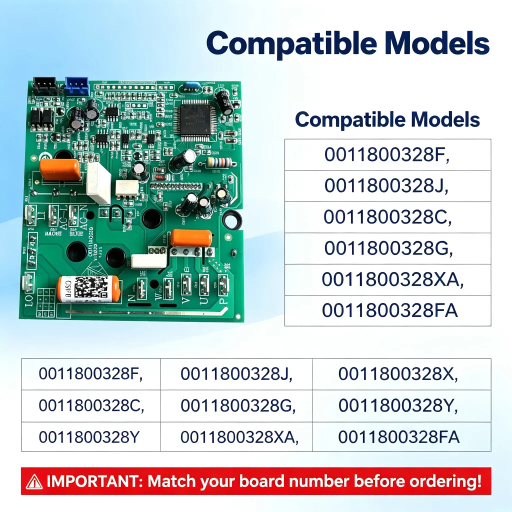 NEW 0011800328 Series Replacement PCB Board for Haier Inverter Air Conditioner Outdoor Compressor Power Module F J X G Y C XA FA
